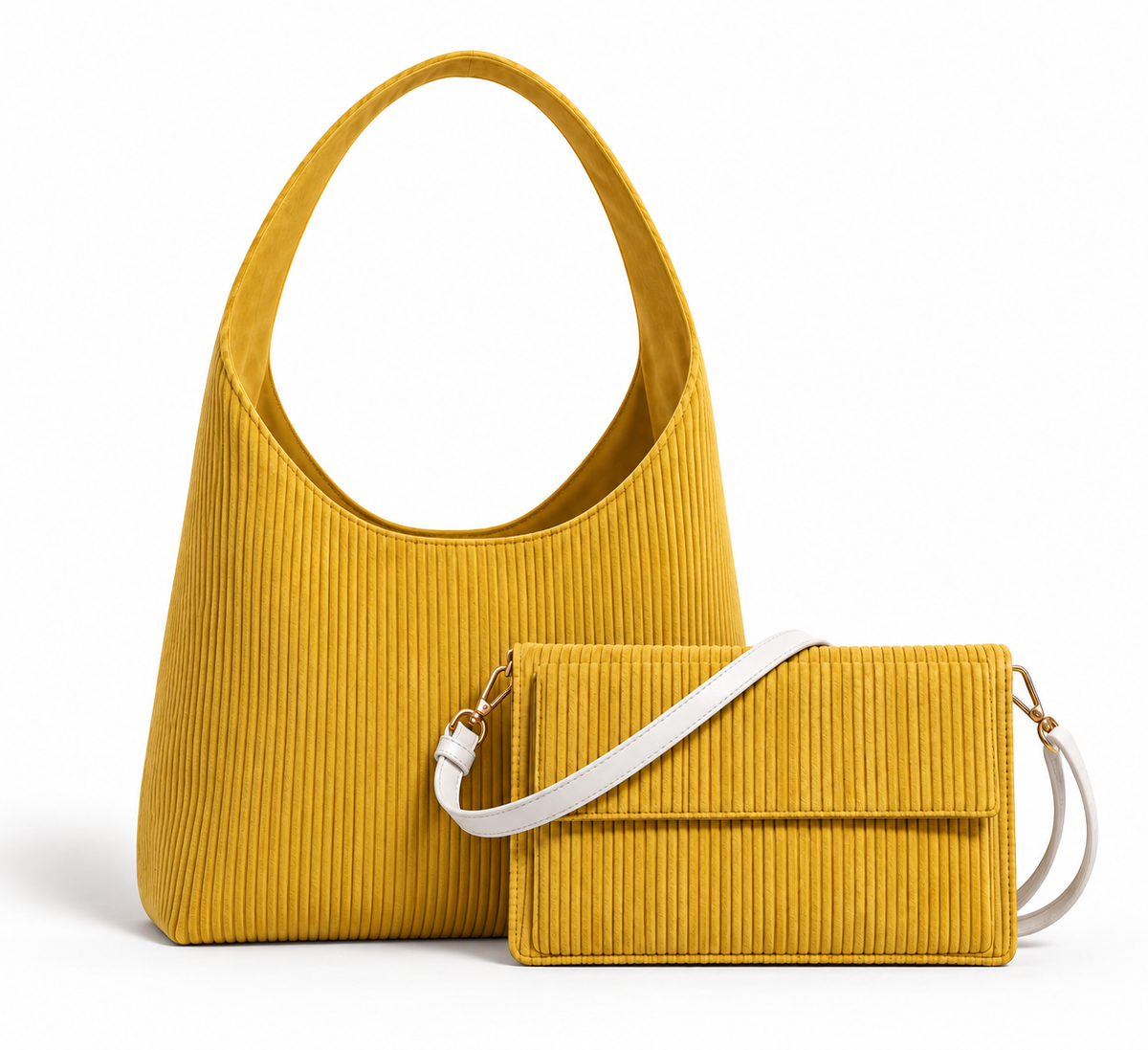 Pack côtelé jaune BookBag
