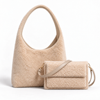 Pack fourrure beige BookBag