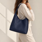 ToteBag simili bleu BookBag