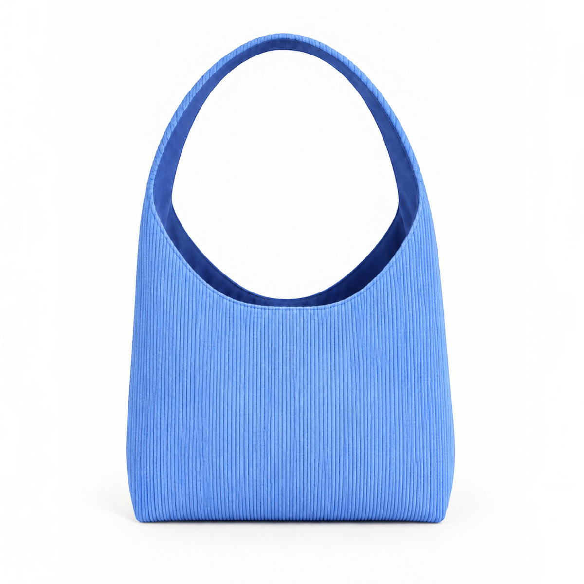 ToteBag cotelé bleu BookBag