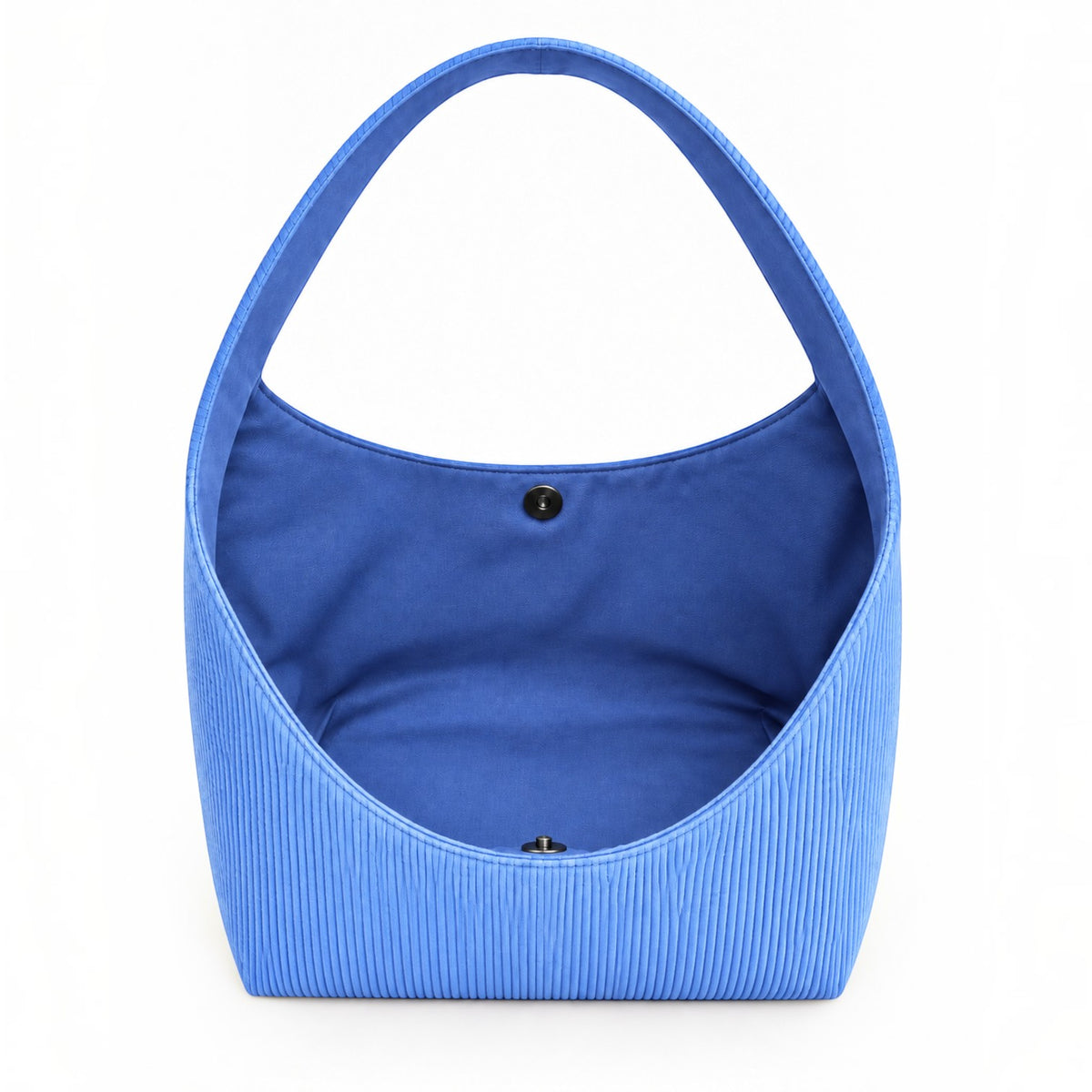 ToteBag cotelé bleu BookBag
