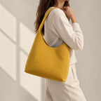 ToteBag cotelé jaune BookBag