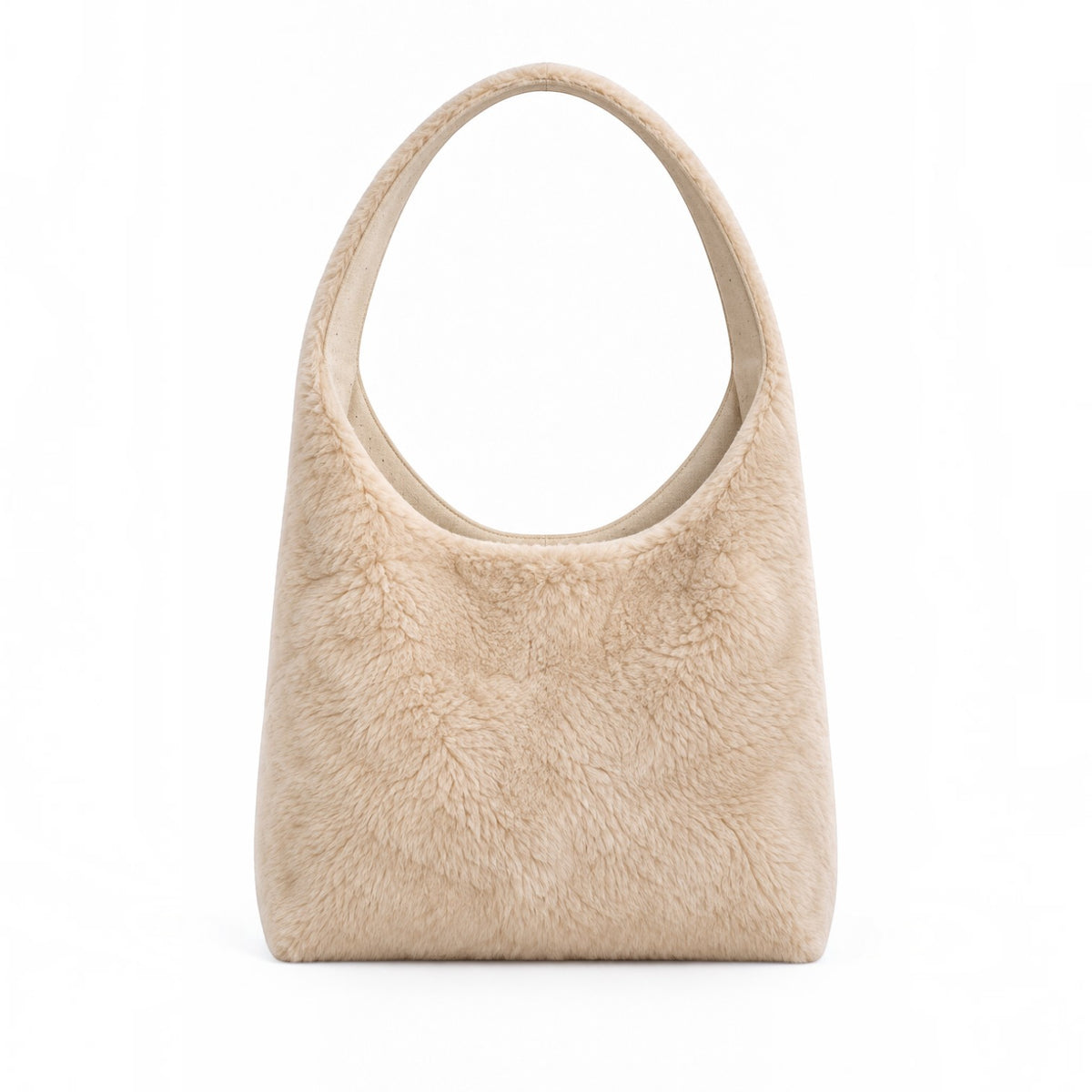 ToteBag fourrure beige BookBag