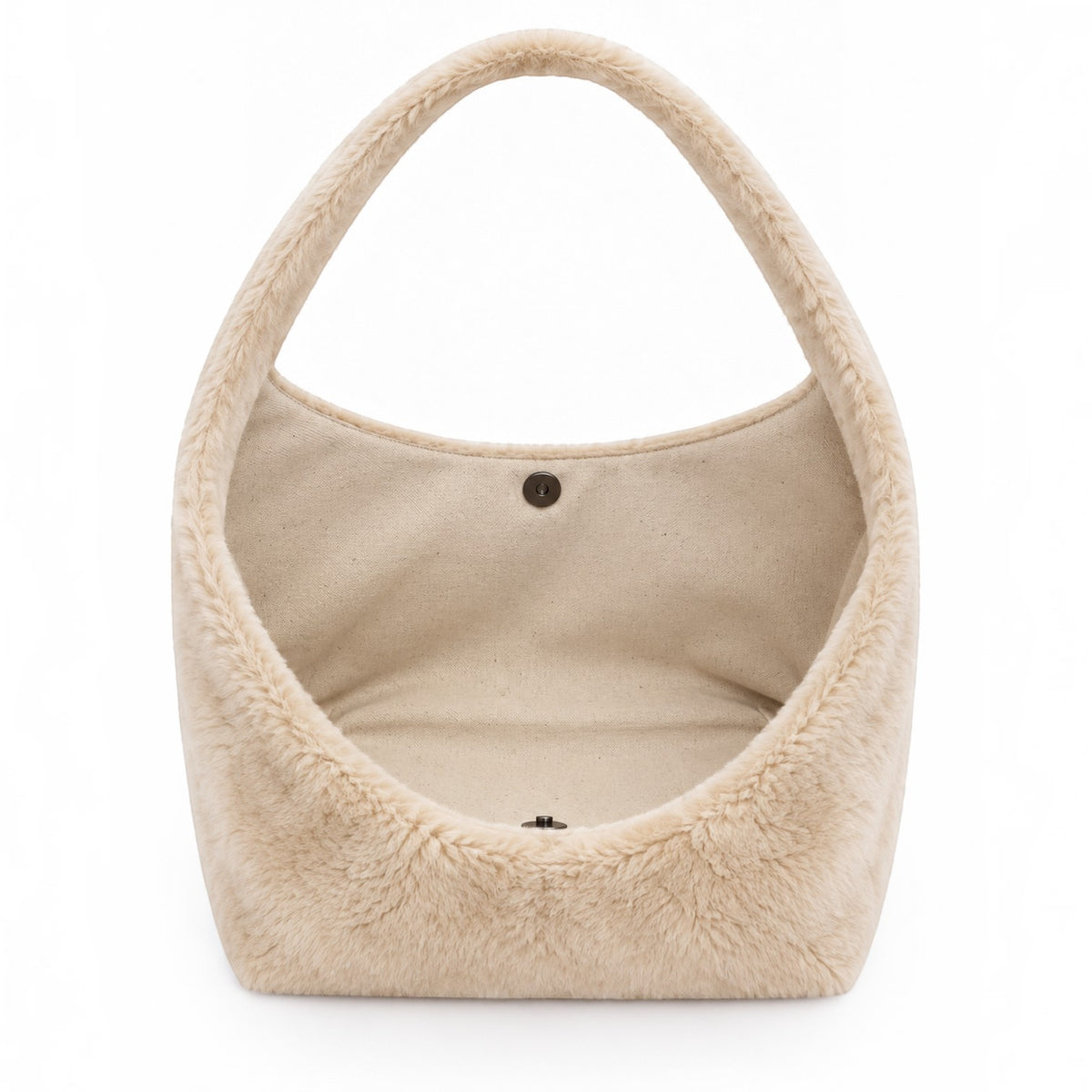 ToteBag fourrure beige BookBag