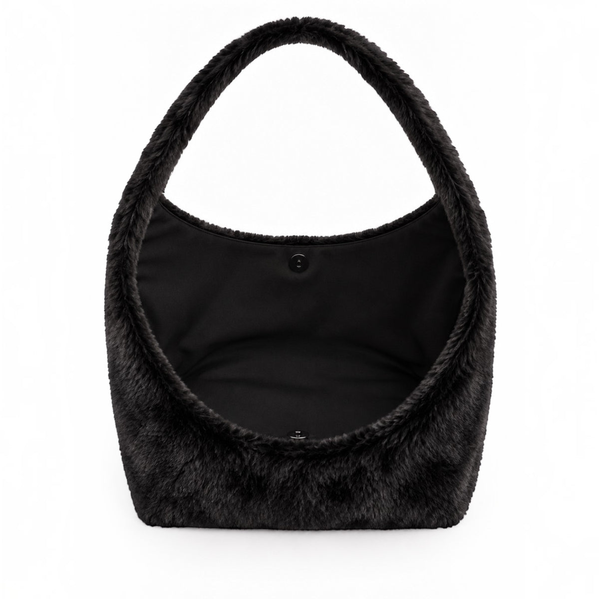 ToteBag fourrure noir BookBag