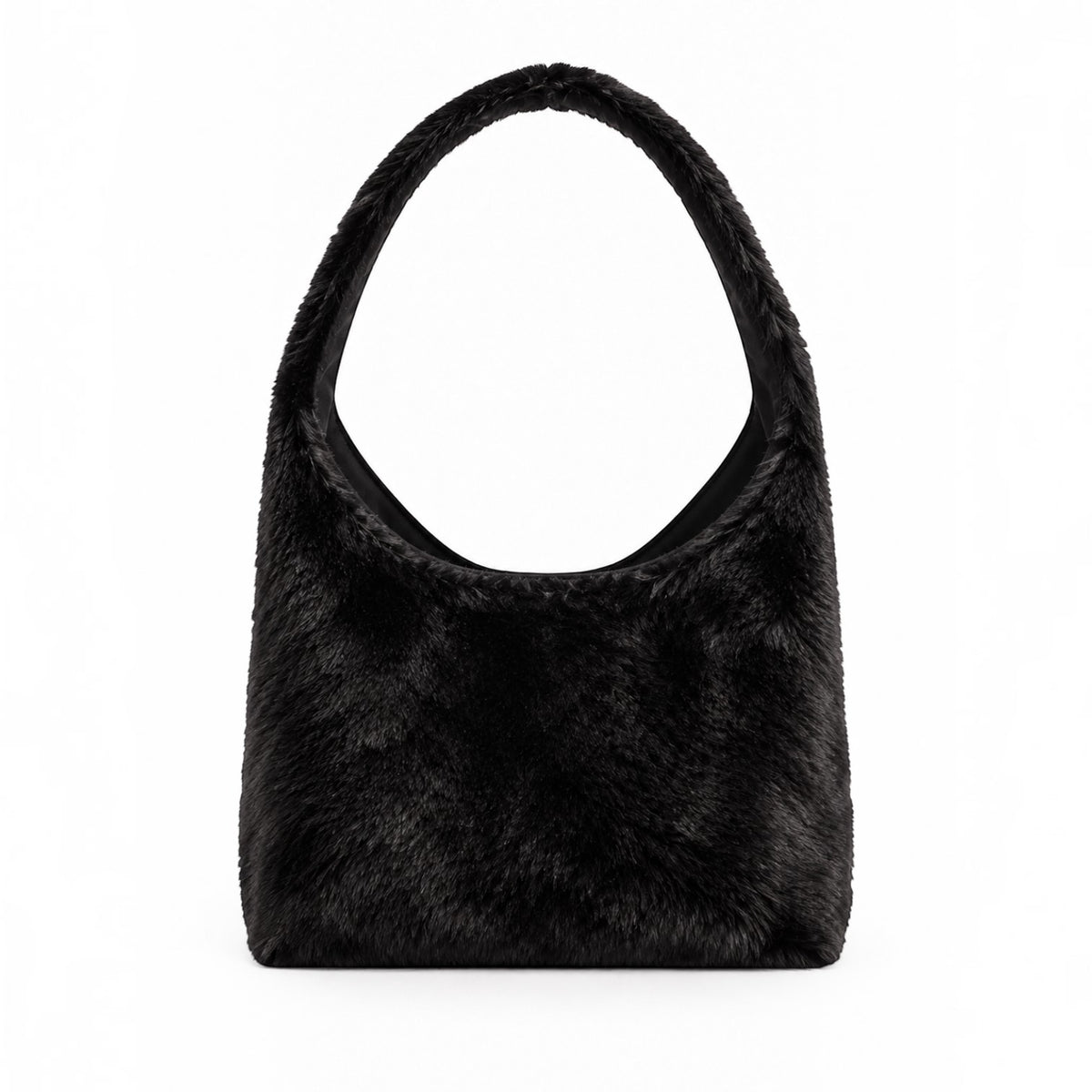 ToteBag fourrure noir BookBag