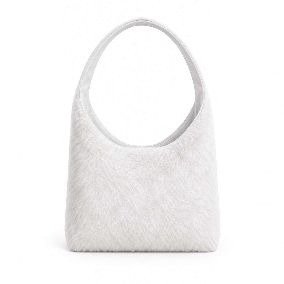 ToteBag fourrure blanc BookBag