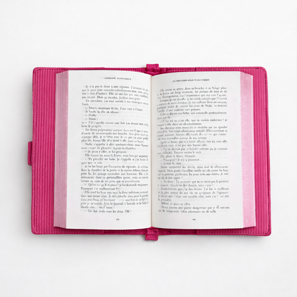 BookBag cotelé rose