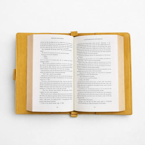 BookBag cotelé jaune