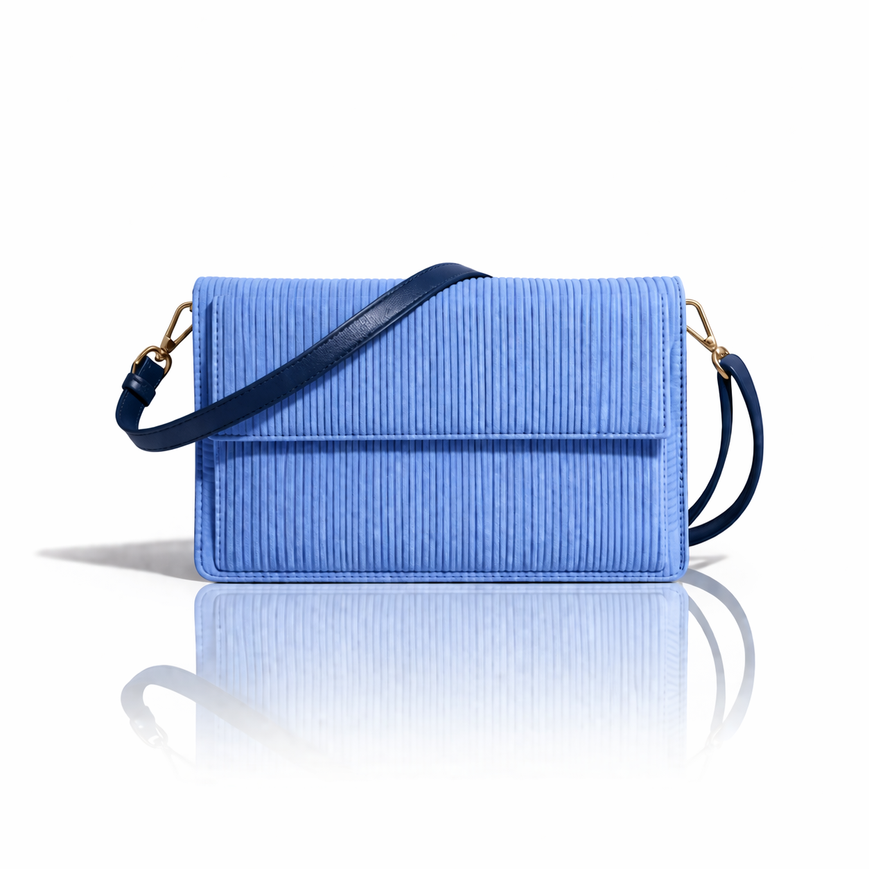 BookBag cotelé bleu